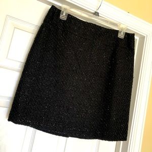 Black Sparkle Mini Skirt